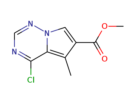 Methyl 4-chloro-5-methylpyrrolo[2,1-f][1,2,4]triazine-6-carboxylate