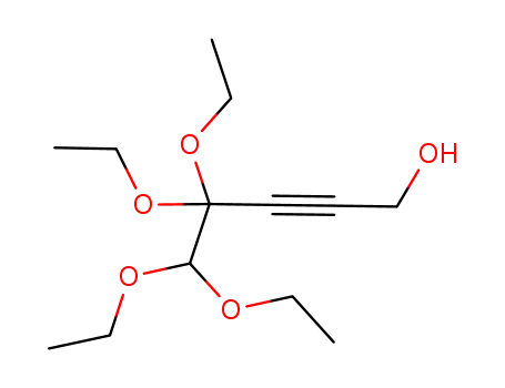 4,4,5,5-tetraethoxypent-2-yn-1-ol