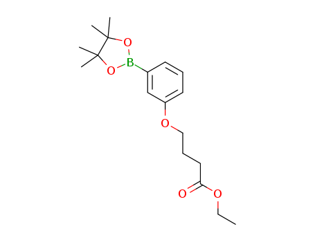 ethyl 4-(3-(4,4,5,5-tetramethyl-1,3,2-dioxaborolan-2-yl)phenoxy)butanoate