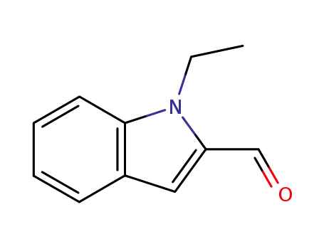 Molecular Structure of 40913-43-7 (1-ETHYL-1H-INDOLE-2-CARBALDEHYDE)