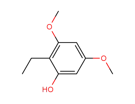 Molecular Structure of 19672-01-6 (2-ethyl-3,5-dimethoxyphenol)