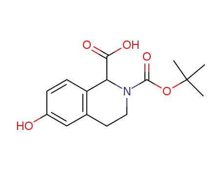 2-BOC-6-HYDROXY-1,2,3,4-테트라하이드로-이소퀴놀린-1-카복실산