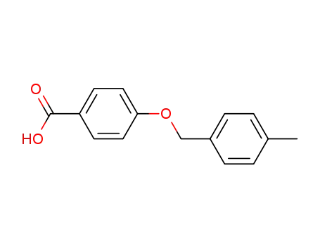 Molecular Structure of 56442-19-4 (4-[(4-METHYLBENZYL)OXY]BENZENECARBOXYLIC ACID)