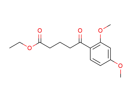 Molecular Structure of 898758-15-1 (ETHYL 5-(2,4-DIMETHOXYPHENYL)-5-OXOVALERATE)
