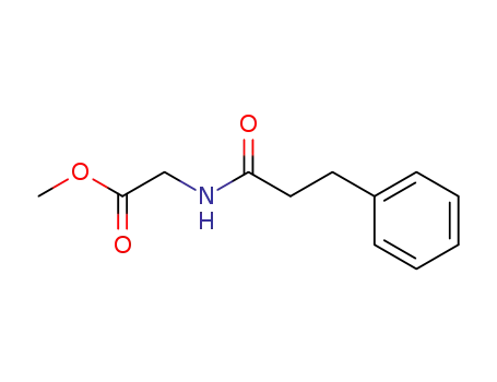 N-(3-phenylpropanoyl)glycine methyl ester