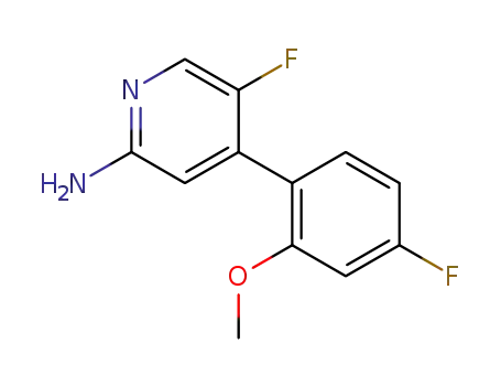 5-fluoro-4-(4-fluoro-2-methoxyphenyl)pyridin-2-amine