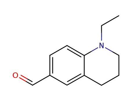 Molecular Structure of 75535-22-7 (1-ETHYL-1,2,3,4-TETRAHYDRO-QUINOLINE-6-CARBALDEHYDE)