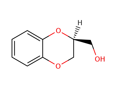 Molecular Structure of 98572-00-0 ((S)-2-(Hydroxymethyl)-1,4-benzodioxane)
