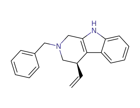1H-Pyrido[3,4-b]indole, 4-ethenyl-2,3,4,9-tetrahydro-2-(phenylmethyl)-,
(4R)-