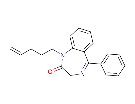 Molecular Structure of 328917-81-3 (1-(pent-4-en-1-yl)-5-phenyl-1H-benzo[e][1,4]diazepin-2-one)