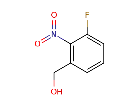Molecular Structure of 1214323-11-1 ((3-fluoro-2-nitrophenyl)Methanol/3-fluoro-2-nitrobenzyl alcohol)