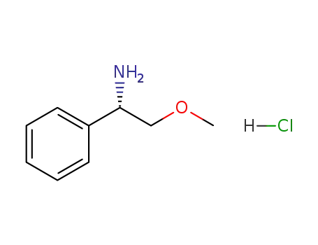 Molecular Structure of 950477-78-8 ((S)-1-phenyl-2-methoxyethylamine hydrochloride)