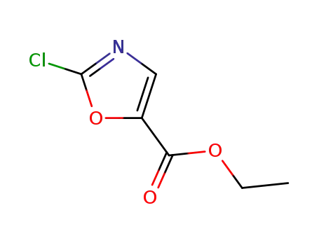 Molecular Structure of 862599-47-1 (Ethyl 2-chloro-1,3-oxazole-5-carboxylate)