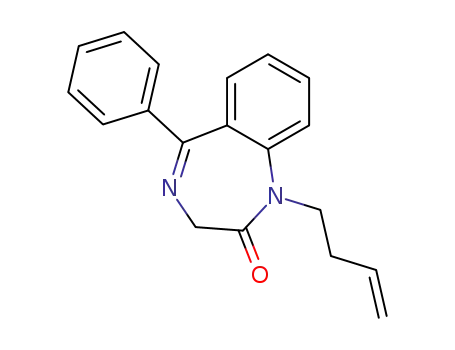 Molecular Structure of 328917-83-5 (1-(but-3-en-1-yl)-5-phenyl-1H-benzo[e][1,4]diazepin-2-one)