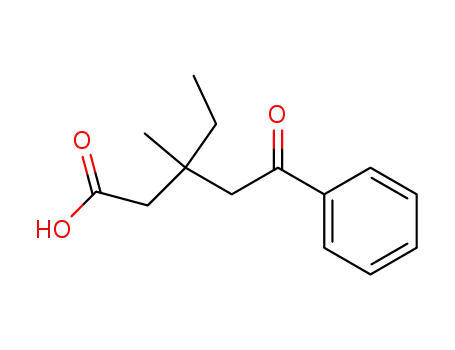 3-ethyl-3-methyl-5-oxo-5-phenylpentanoic acid