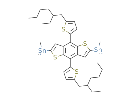 2,6-Bis(triMethyltin)-4,8-bis(5-(2-ethylhexyl)thiophen-2-yl)benzo [1,2-b:4,5-b']dithiophene