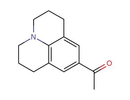 Molecular Structure of 115497-51-3 (9-acetyl-2,3,6,7-tetrahydro-1H,5H-benzo[ij]quinolizine)