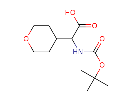 2-((tert-butoxycarbonyl)amino)-2-(tetrahydro-2h-pyran-4-yl)acetic acid