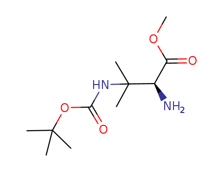 (S)-methyl-2-amino-3-(tert-butoxycarbonylamino)-3-methylbutanoate
