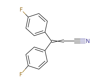3,3-bis(4-fluorophenyl)-2-propenonitrile