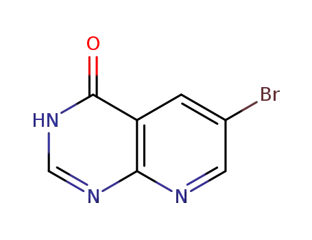 Molecular Structure of 155690-79-2 (6-BROMOPYRIDO[2,3-D]PYRIMIDIN-4(1H)-ONE)