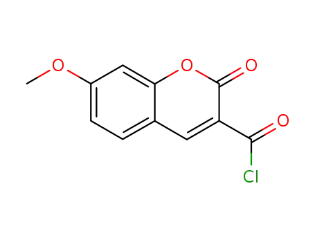 Molecular Structure of 51867-62-0 (3-chloroformyl-7-methoxycoumarin)