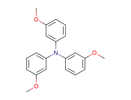 Molecular Structure of 106614-60-2 (Benzenamine, 3-methoxy-N,N-bis(3-methoxyphenyl)-)