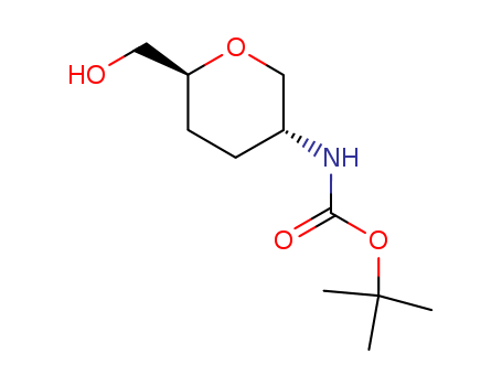 tert-Butyl (6-(hydroxymethyl)tetrahydro-2H-pyran-3-yl)carbamate