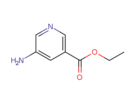 Molecular Structure of 17285-76-6 (5-Amino-3-pyridinecarboxylic acid ethyl ester)