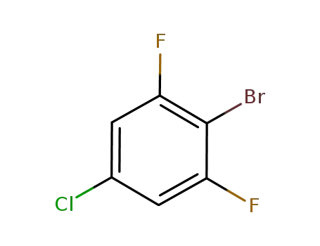 Molecular Structure of 883546-16-5 (4-Bromo-1-chloro-3,5-difluorobenzene)