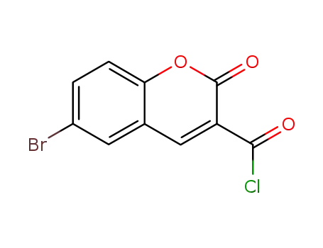 Molecular Structure of 2199-94-2 (6-bromo-2-oxo-2H-chromene-3-carbonyl chloride)