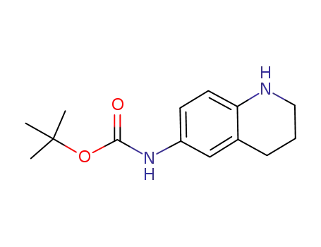 Molecular Structure of 474539-25-8 (BOC-6-AMINO-1,2,3,4-TETRAHYDROQUINOLINE)