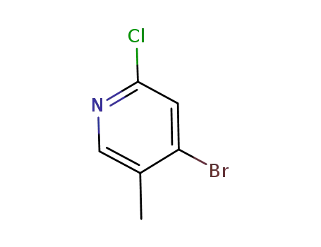 Molecular Structure of 867279-13-8 (4-Bromo-2-chloro-5-methylpyridine)