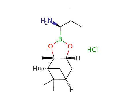 Molecular Structure of 178455-04-4 ((R)-BoroVal-(+)-Pinanediol-HCl)