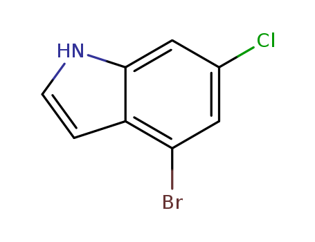 1H-Indole, 4-bromo-6-chloro-