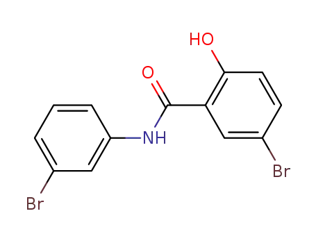 Molecular Structure of 24568-50-1 (5-bromo-N-(3-bromophenyl)-2-hydroxybenzamide)