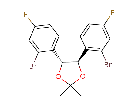 (4R,5R)-4,5-bis(2-bromo-4-fluorophenyl)-2,2-dimethyl-1,3-dioxolane