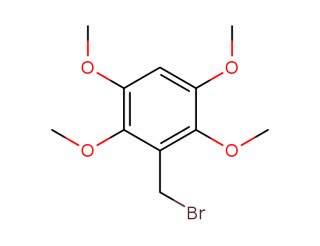Molecular Structure of 86489-89-6 (3-(Bromomethyl)-1,2,4,5-tetramethoxybenzene)