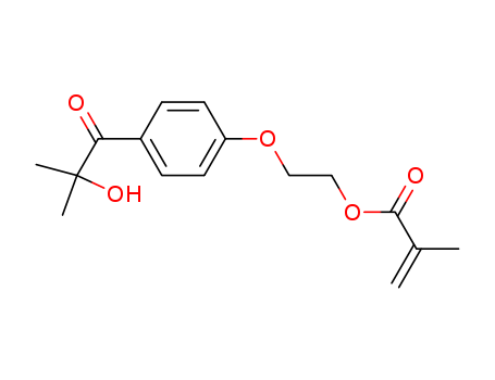 2-Propenoic acid, 2-methyl-, 2-[4-(2-hydroxy-2-methyl-1-oxopropyl)phenoxy]ethyl ester