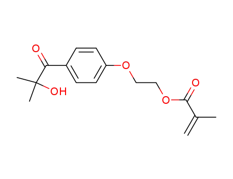 2-Propenoic acid, 2-methyl-,
2-[4-(2-hydroxy-2-methyl-1-oxopropyl)phenoxy]ethyl ester