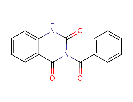 Molecular Structure of 121001-30-7 (N<SUP>3</SUP>-benzoylquinazoline-2,4-dione)
