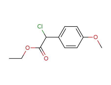 Molecular Structure of 75908-61-1 (ethyl chloro(4-methoxyphenyl)acetate)