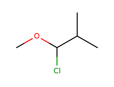 Molecular Structure of 5760-38-3 (Propane, 1-chloro-1-methoxy-2-methyl-)