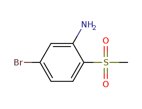 Benzenamine, 5-bromo-2-(methylsulfonyl)-