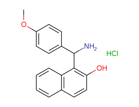 1-[AMINO-(4-METHOXY-PHENYL)-METHYL]-NAPHTHALEN-2-OL HYDROCHLORIDE