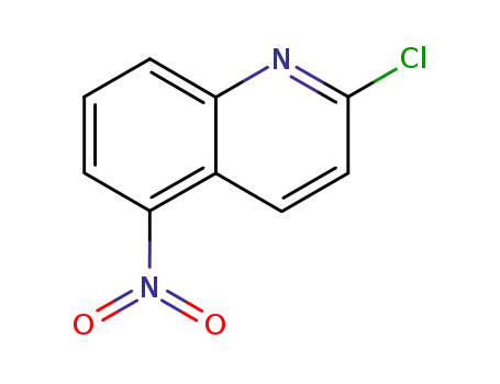 Molecular Structure of 13067-94-2 (2-Chloro-5-nitroquinoline)