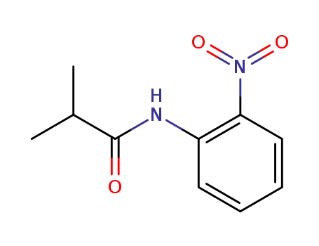 Molecular Structure of 6316-52-5 (2-methyl-N-(2-nitrophenyl)propanamide)
