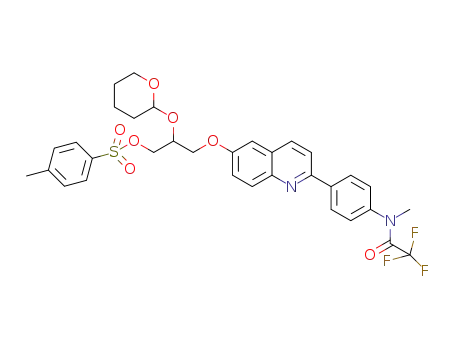 C<sub>33</sub>H<sub>33</sub>F<sub>3</sub>N<sub>2</sub>O<sub>7</sub>S