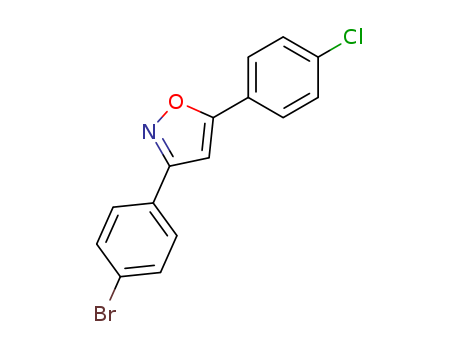 Isoxazole, 3-(4-bromophenyl)-5-(4-chlorophenyl)-