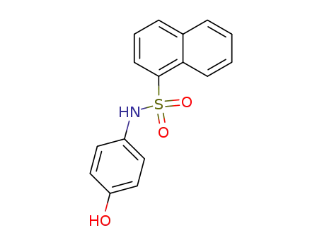 Molecular Structure of 50994-44-0 (N-(4-hydroxyphenyl)naphthalene-1-sulfonamide)